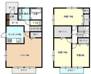 エレガンテ長坂の間取り