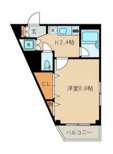 ソフィア中目黒【3階】の間取り