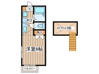 すみれハイツ2【1階】の間取り