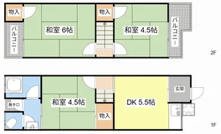滋賀県近江八幡市中小森町【一戸建】の間取り