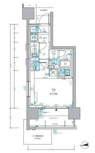 セントラルプレイス新宿御苑前【4階】の間取り
