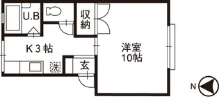 メゾンマローネ【2階】の間取り