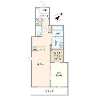 ヘーベルVillage横須賀うみかぜ公園【4階】の間取り