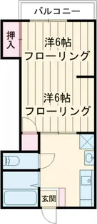ハイツ江添【1階】の間取り