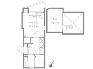 リベルタ平井【3階】の間取り