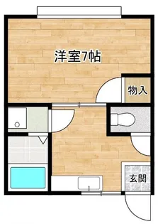 オリバーハイツ【1階】の間取り