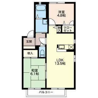 Court Azelia E【2階】の間取り