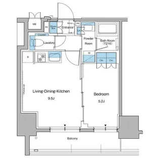 ルフォンプログレ秋葉原マークス【10階】の間取り