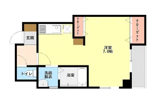 エクセレント駅南【2階】の間取り