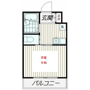 東京都品川区西五反田6【マンション】の間取り