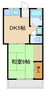 宮川ハイツ【2階】の間取り