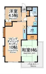 ダイヤハイツ西門【2階】の間取り