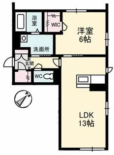 シャーメゾン南生野【1階】の間取り