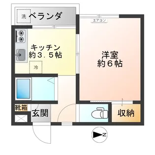 ジョリーハイツ【1階】の間取り