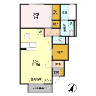 ガーデンパークみずき【1階】の間取り