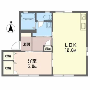 アルカンシェル A【1階】の間取り