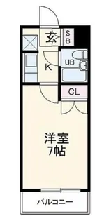 クリスタルマンション【3階】の間取り