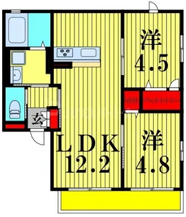 ココル コトブキ【1階】の間取り