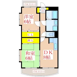 レティツィア光風【3階】の間取り