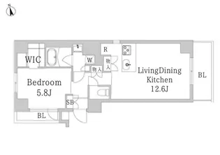 MINO経堂【4階】の間取り