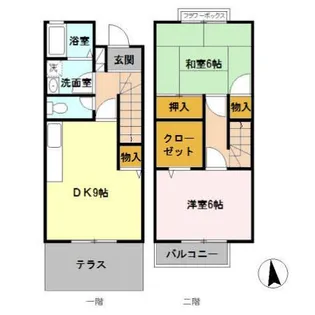 エーデルハイムスズキ Aの間取り