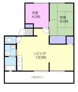 パナメゾン弐番館【1階】の間取り