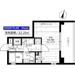 ステージグランデ三軒茶屋アジールコート【6階】の間取り