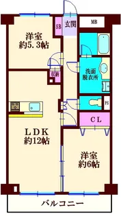 ドゥエルNK【1階】の間取り