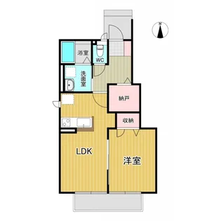 グランドゥール町東【1階】の間取り