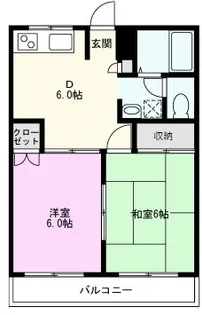 アーヴァンヒルズ1号館【2階】の間取り