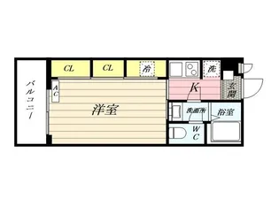 リブリ 東林間【1階】の間取り