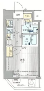 GROWS RESIDENCE横浜大通り公園【4階】の間取り