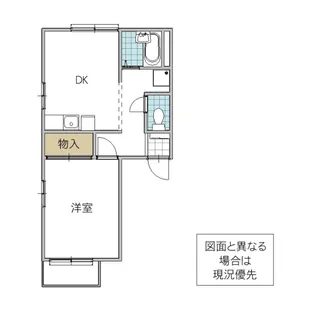 エルシスつくば【1階】の間取り