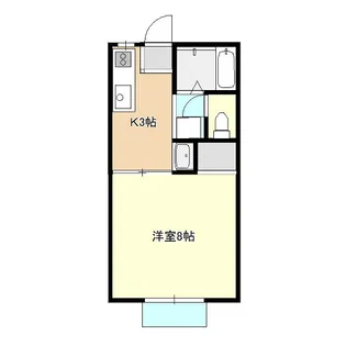 ビバライフ上宇部【1階】の間取り