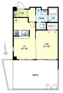 第102新井ビル【1階】の間取り