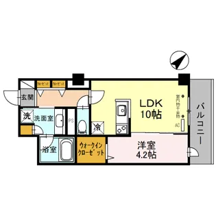 グランデ西金沢駅前【3階】の間取り