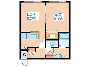 K s Kowa N20【2階】の間取り
