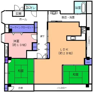 由宇建材ビル【5階】の間取り