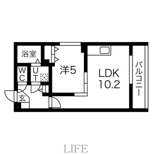 アステール学園前【4階】の間取り