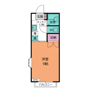 フォーブルクレイン【2階】の間取り