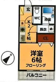 ブロッサム・ガーデンB【3階】の間取り