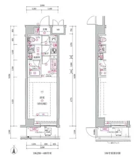 アルテカーサアリビエ東京イースト【1階】の間取り