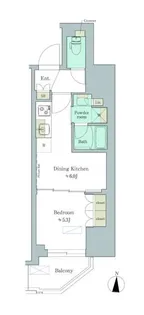 Brillia ist 錦糸公園【4階】の間取り