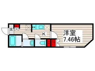 カインドネス西新井【1階】の間取り