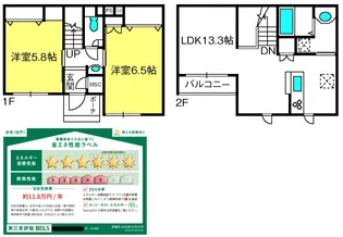 CASA MICHI【2階】の間取り