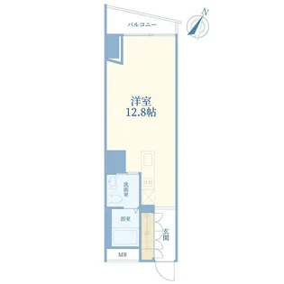 セルフィスタ渋谷【2階】の間取り