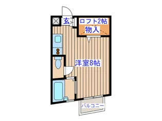 サンメロディ【2階】の間取り