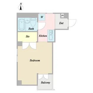 吉住コーポ亀戸第二【4階】の間取り