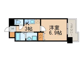 アルゴヴィラージュ天神【4階】の間取り