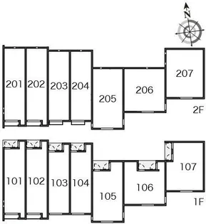クレイノForesta 千住【1階】の間取り